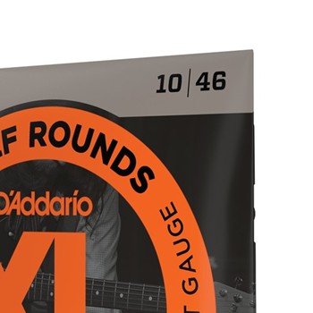 D'Addario EHR310 SET GTR HALF ROUND REG LITE