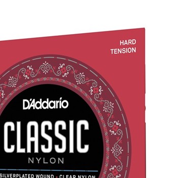 String--guitar D'addario Classic - Hard - Clear/silver-plated for Guitar Str