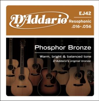 D'addario D'Addario Resophonic Guitar Strings .016-.056 EJ42