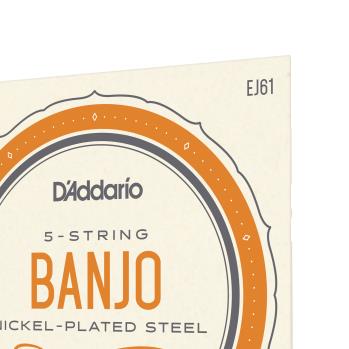 D'Addario EJ61 Nickel Plated Banjo 10-23