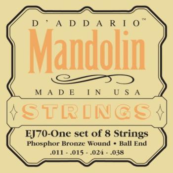Mandolin Light Gauge Strings