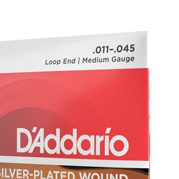D'Addario EJ84M SET GYPSY JAZZ SLVR LOOP MED