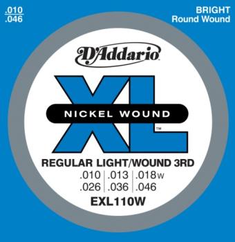 D'Addario EXL110W Nickel Wound Regular Light Gauge