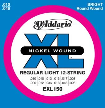 D'Addario EXL150 12-String Regular Light Gauge