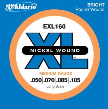 D'Addario EXL160 Bass XL Regular Light Long Scale 50-105
