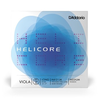 String--viola Helicore Medium Tension - G String Silver Woun - Long Scale 16" for Viola Strings