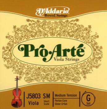 ProArte Viola G String - 13-14", Nylon Core, Silver Wound, Medium Tension