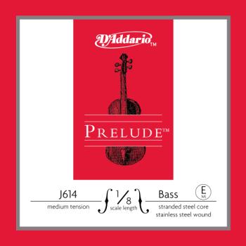 D'Addario Prelude Bass Single E String, 1/8 Scale, Medium Tension J61418M