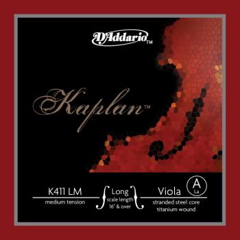 Kaplan 16"+ Long Scale Medium Tension Viola A String