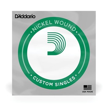 D'Addario NW040 Nickel Wound Electric Guitar Single String .040 by for