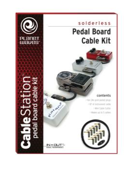 Planet Waves Solderless Pedalboard Cable Kit PW-GPKIT-10