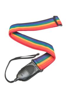 Planet Waves Acoustic Quick Release Guitar Strap, Rainbow