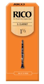 Woodwinds RBA2515 Rico by D'Addario Eb Clarinet Reeds, Strength 1.5, 25-pack