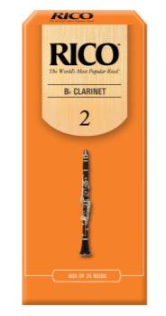 Rico Bb Clarinet Reeds Strength 2 Box of 25