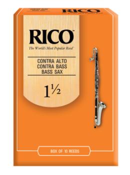 Woodwinds RFA1015 Rico by D'Addario Contra Clarinet/Bass Sax Reeds, Strength 1.5, 10-pack