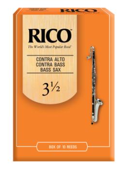 Woodwinds RFA1035 Rico by D'Addario Contra Clarinet/Bass Sax Reeds, Strength 3.5, 10-pack