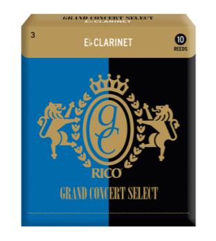Woodwinds RGC10ECL300 Rico Grand Concert Select Eb Clarinet Reeds, Strength 3.0, 10-pack