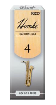 Woodwinds RHKP5BSX400 Frederick L. Hemke Baritone Saxophone Reeds, Strength 4.0, 5 Pack