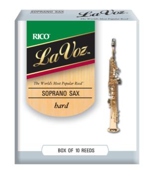 Woodwinds RIC10HD La Voz Soprano Saxophone Reeds, Strength Hard, 10 Pack
