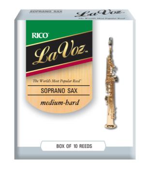 Woodwinds RIC10MH La Voz Soprano Saxophone Reeds, Medium Hard, 10 Pack