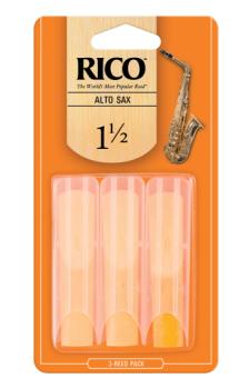 Rico by D'Addario RJA0315 Alto Sax Reeds, Strength 1.5 - 3 Pack