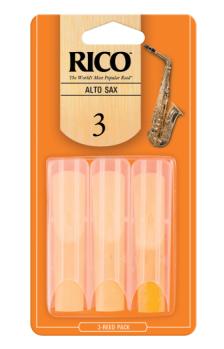 Woodwinds RJA0330 Rico by D'Addario Alto Sax Reeds, Strength 3, 3-pack