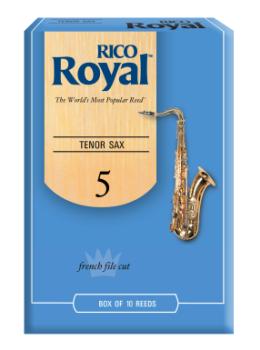Woodwinds RKB1050 Royal by D'Addario Tenor Sax Reeds, Strength 5, 10-pack
