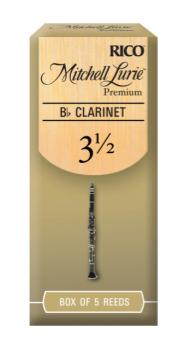 Woodwinds RMLP5BCL350 Mitchell Lurie Premium Bb Clarinet Reeds, Strength 3.5, 5 Pack