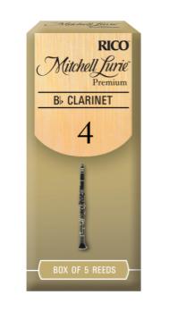 Woodwinds RMLP5BCL400 Mitchell Lurie Premium Bb Clarinet Reeds, Strength 4.0, 5 Pack