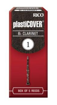 Woodwinds RRP05BCL100 Plasticover by D'Addario Bb Clarinet Reeds, Strength 1, 5-pack
