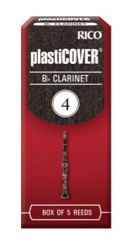 Woodwinds RRP05BCL400 Plasticover by D'Addario Bb Clarinet Reeds, Strength 4, 5-pack