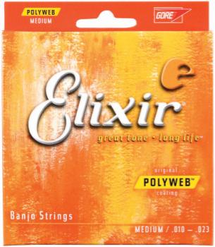 Elixir Banjo String Set - Medium gauge 11650
