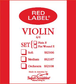 SS2107 4/4 Violin Set - Super Sensitive Red Label Medium
