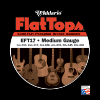 D'Addario EFT17_45196 D'ADDARIO FLAT TOP MD