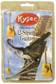 Kyser 12 String Black Capo