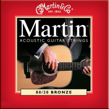 Martin Acoustic Guitar Strings 80/20 Light