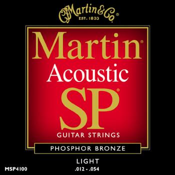 Martin MA540 SP Phosphor Bronze Treated Acoustic Strings, Light 12-54