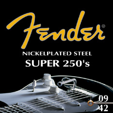 F250L  Fender 9-42 electric guitar strings