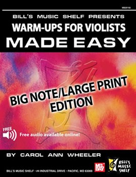 Warm-ups For Violists by Wheeler Carol Ann - Big Note/Large Pri - for Viola Method