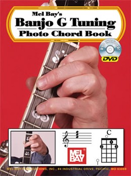 Banjo G Tuning Photo Chord Book by Bay William for Banjo Chor