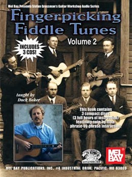 Fingerpicking Fiddle Tunes Vol.2 by Baker Duck for Guitar Collection (Vol.2 W/cd)