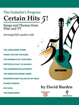 Guitarist's Progress Certain Hits 5 by Burden David for Guitar Met