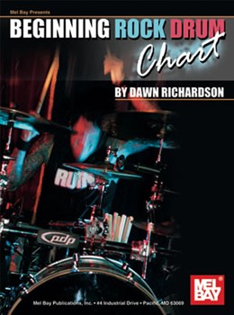 Beginning Rock Drum Chart by Richardson Dawn for Drum Set