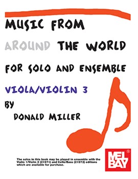 Music From Around The World For Solo & Ensemble by Miller Donald for