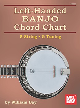 Left-handed Banjo Chord Chart by Bay William for Banjo