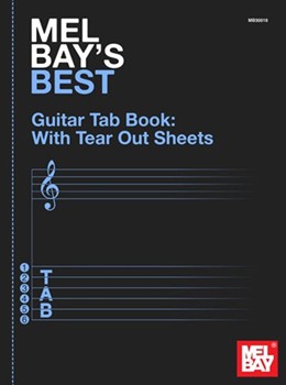 Mel Bay's Best Guitar Tab Book by for Tablature (4 Stave - Tear-out Sheets)