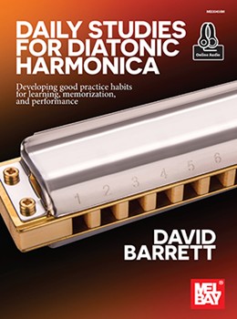 Daily Studies for Diatonic Harmonica by Barrett David for Harmonica