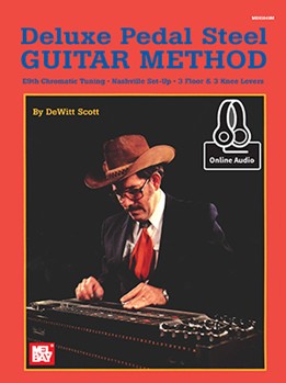 Deluxe Pedal Steel Guitar Method by Scott Dewitt for Book+OLA