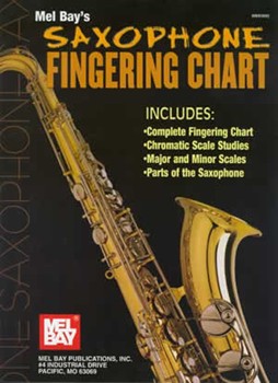 Saxophone Fingering Chart by Bay William for Sax