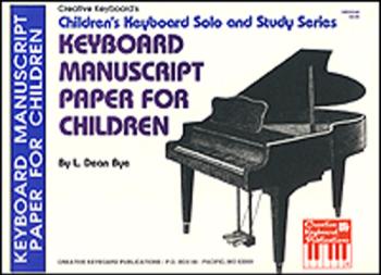 Keyboard Manuscript Paper For Children -